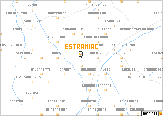 map of Estramiac