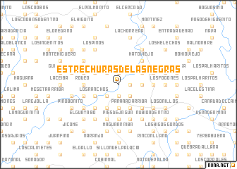 map of Estrechuras de las Negras