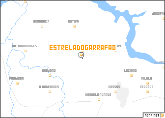 map of Estrêla do Garrafão