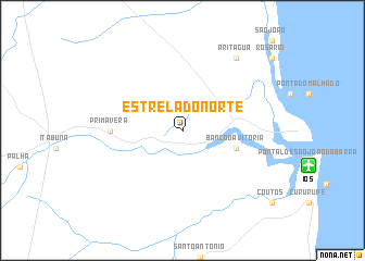 map of Estrêla do Norte