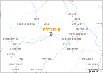 map of Estrema