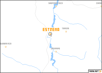 map of Estrema