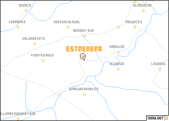 map of Estremera