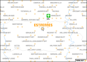 map of Estrennes