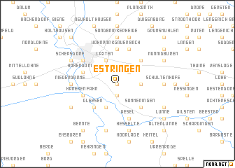 map of Estringen