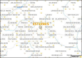 map of Esturãos