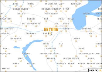 map of Estvad