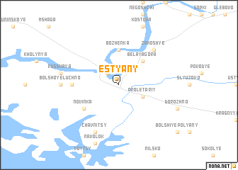 map of Est\