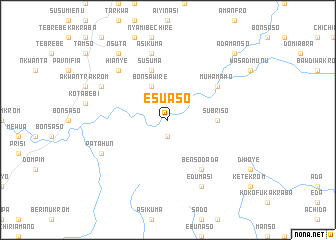 map of Esuaso