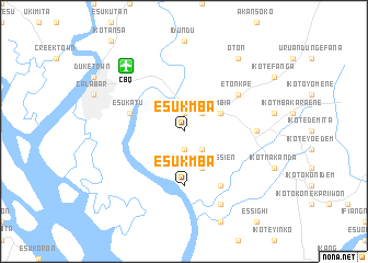 map of Esuk Mba