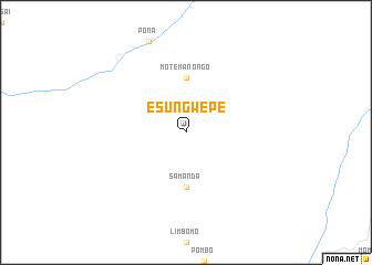 map of Esungwepe
