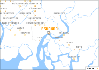 map of Esuokon