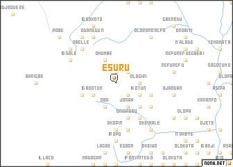 map of Esuru