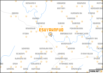 map of Esuyawnfuo