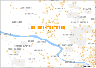 map of Esworthy Estates