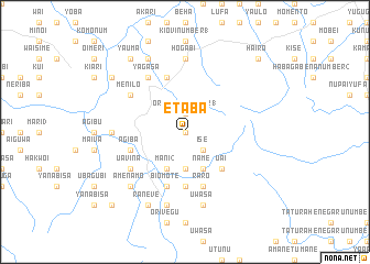 map of Etaba