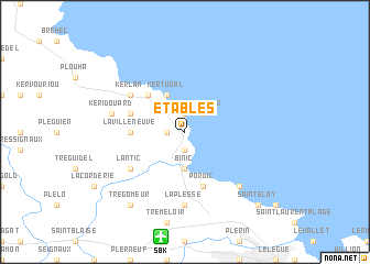 map of Étables