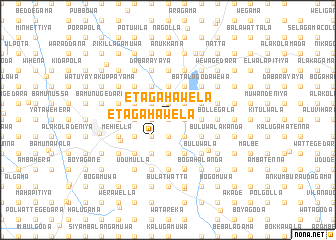 map of Etagahawela