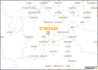 map of Etak Ekon