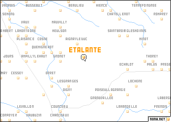 map of Étalante