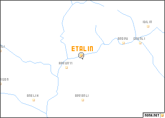 map of Etalin