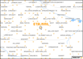map of Étalminil