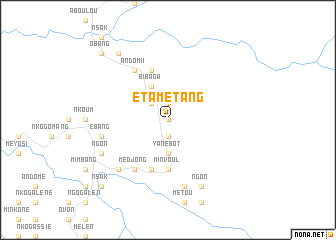 map of Étamétang