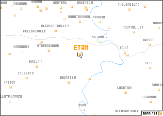 map of Etam