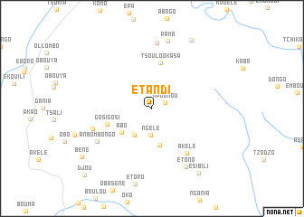 map of Etandi