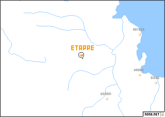 map of Etappe