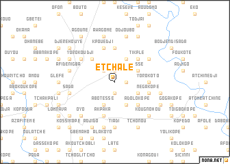 map of Etchalé