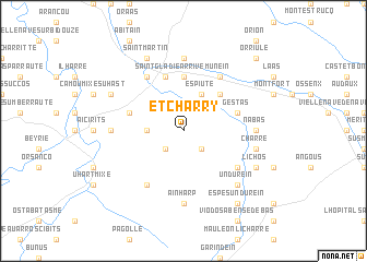 map of Etcharry