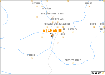 map of Etchebar