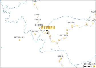 map of Etébé II