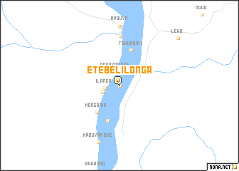 map of Etebe-Lilonga