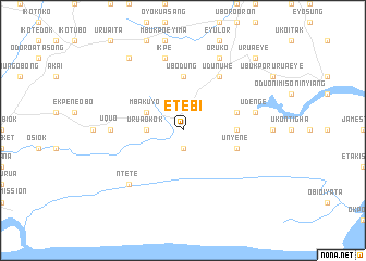 map of Etebi