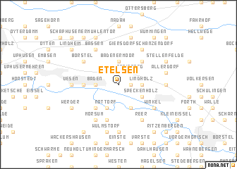 map of Etelsen