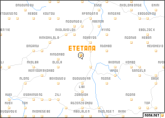 map of Etétana