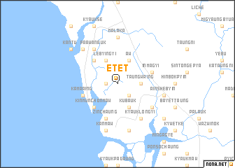 map of Et-et