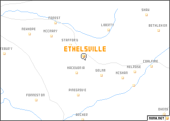 map of Ethelsville