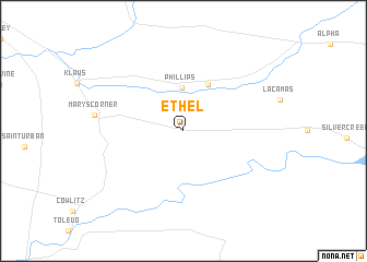 map of Ethel
