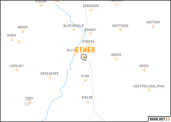 map of Ether