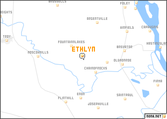 map of Ethlyn