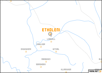 map of eTholeni