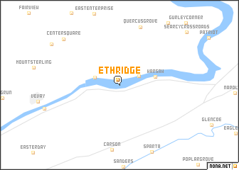 map of Ethridge