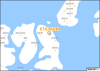 map of Eticodeba