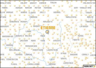 map of Étienne