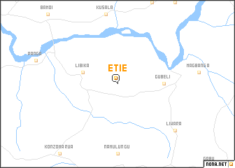 map of Etie