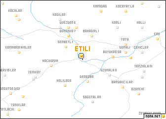 map of Etili