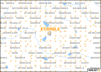 map of Etinimole